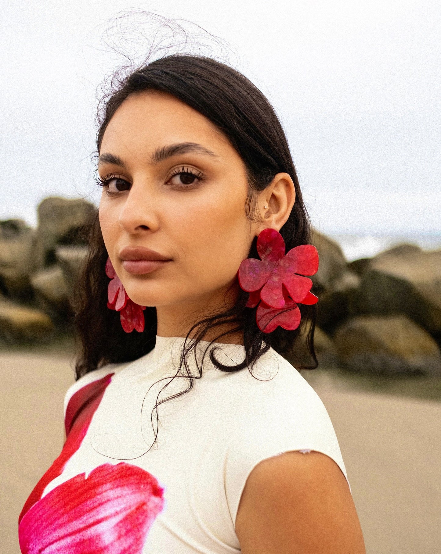 Butter Flower Earring
